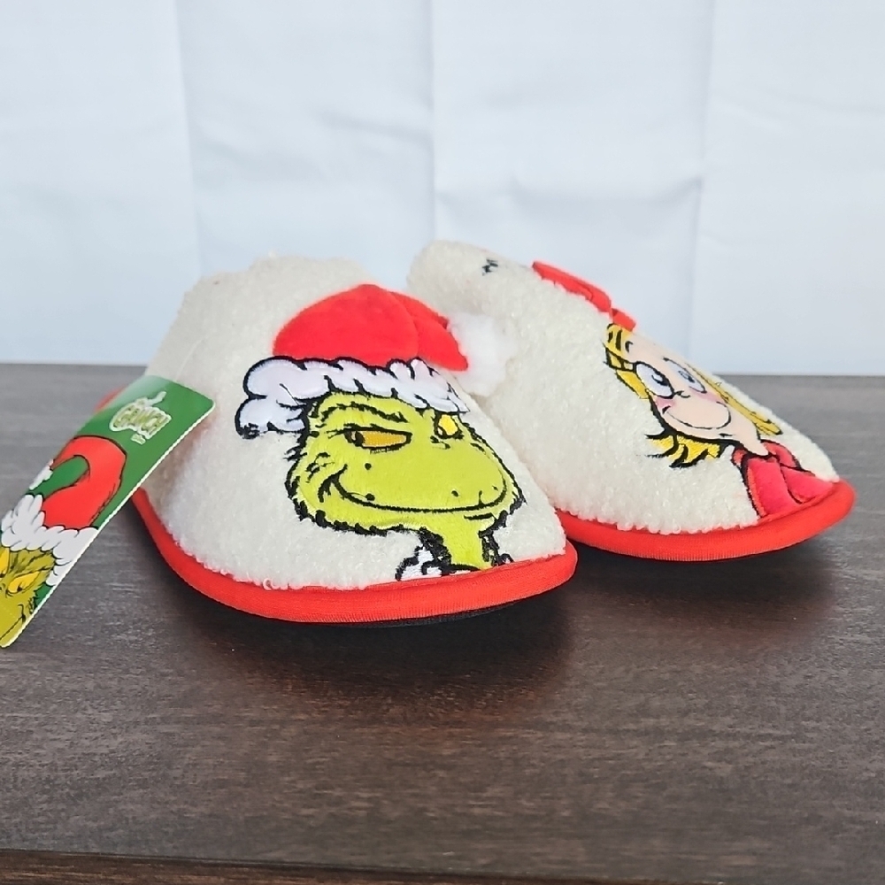 Grinch Christmas Slippers